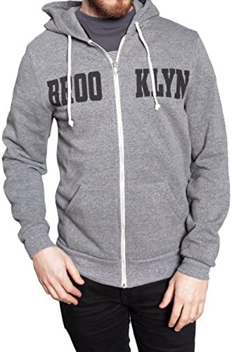 Brooklyn Industries BK Typer Zip Hoodie Mens