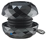 iHome IBT65B Bluetooth Rechargeable Mini Speaker System in Metallic Finish (Black)