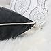 Homey COZY Embroidery Gray Velvet Throw Pillow Cover, Merry Christmas Series Snowflake Floral Wreath Luxury Soft Fuzzy Cozy Warm Slik Gift Square Couch Cushion Pillow Case 20 x 20 Inch, Cover Only