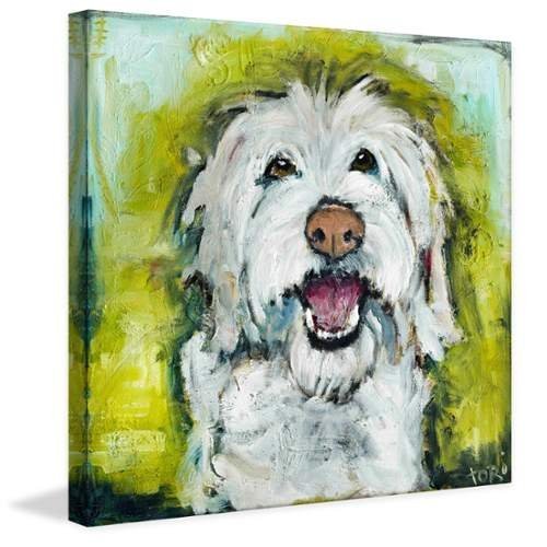 Marmont Hill Smiley Dog by Tori Campisi Painting