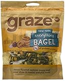 Graze Natural New York Everything Bagel Snack with Cheese Flavored Cashews, Poppy Seed Onion Sticks and Roasted Pumpkin Seeds, Tasty, Healthy, Natural Snack Mix, 4.2 Ounce Bag