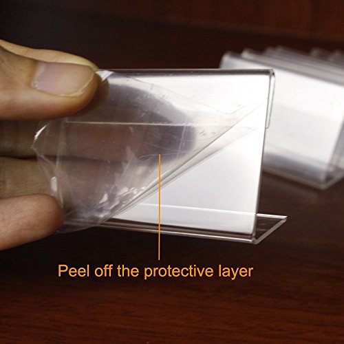 36pcs Mini Sign Display Holder Price Card Tag Label Counter Top Stand Case 7cm x 4cm