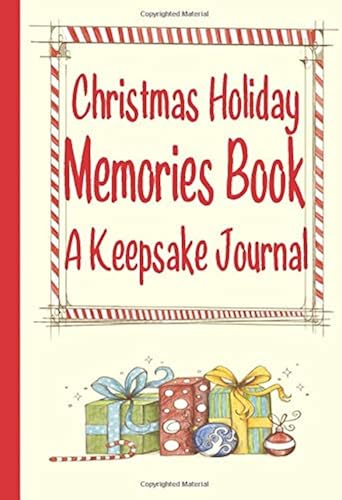 Download CHRISTMAS HOLIDAY MEMORIES BOOK: A Five Year Keepsake Journal To Record Traditions PDF