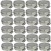 Mighty Gadget (R) 4 oz Round Tins Screw Lid Container (24 pack)