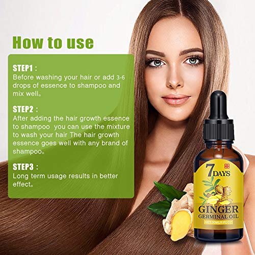 Hair Growth Oil Serum Liquid Hair Loss Treatment for Men Women Thicken Healthier Stronger Longer Hair，Stimulate Hair Follicles to Stop Hair Loss and Regrow Hair, All Hair Type