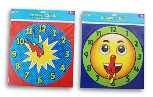 Teacher Building Blocks Lesson Clock Set - Face and Dynamic