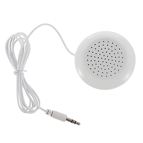 Stillcool White Mini 3 5mm Pillow Speaker For Mp3 Mp4 Player Ipod