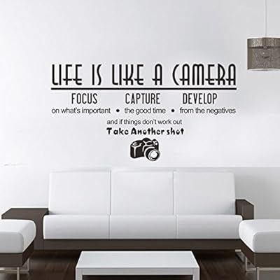 Life Is Like Living Room Decoration Pattern Decorative Removable
