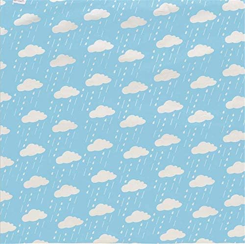 Baby Changing Mat- Portable Changing Pad to Change Diaper 19.7''x27.6'' Waterproof Sheet for Home Travel Bed Stroller Crib Car - Mattress Pad Cover for Boys and Girls (Raindrops)