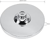Yosoo 8-inch RGB LED Shower Head Stainless Steel Temperature Sensor Waterfall view 2