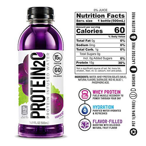 Protein2o 15g Whey Protein Isolate Infused Water, Ready To Drink, Sugar
