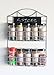 Wall Mounted 2-tier Universal Rack with Chalkboard - Kitchen, Spices, Mail Holder, Crafts Storage Organizer Basket Shelf