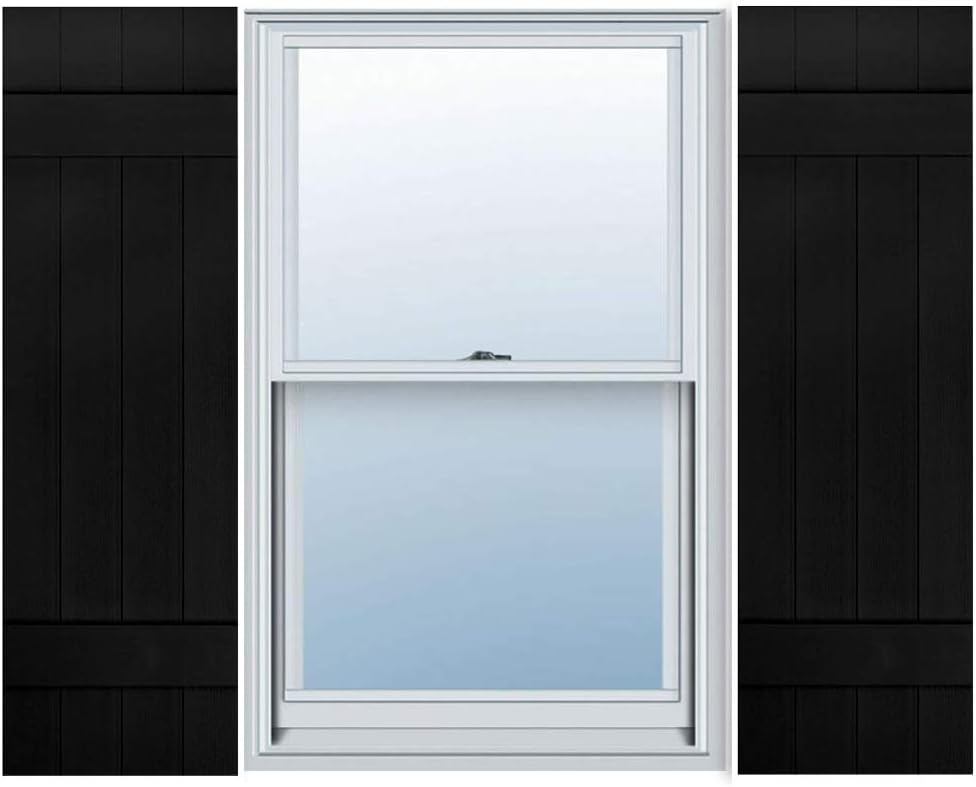 Black 14 Inch x 63 Inch Standard Board & Batten Exterior Black 14 Inch x 63 Inch Standard Board & Batten Exterior