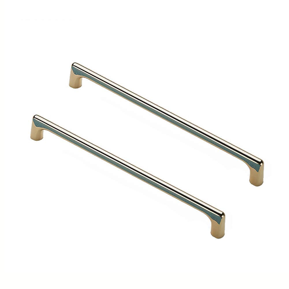 BOZONLI Golden Cupboard Handles - Kitchen Door & Drawer T Bar Pulls (192mm, 2 Pack)