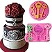 Anyana mini Victorian Skeleton heart Key silicone mould cake Fondant gum paste mold for Sugar paste wedding anniversary cupcake decorating topper decoration sugarcraft set of 2