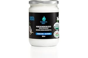Naimex Oils- 100% Organic Coconut Oil, Cold Pressed, Virgin, Unrefined, 100% Pure and Natural Coconut Oil (500 ml)