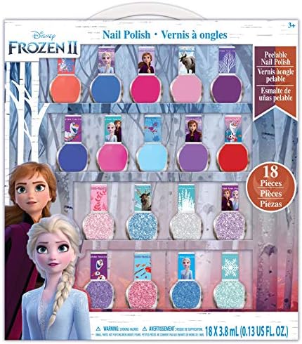 アナと雪の女王2【18本セット★はがせるマニキュア 箱入り】 キッズ用ネイル/子供用/FROZEN2/アナ雪グッズ 品