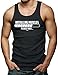 Installing Muscles Please Wait - Gym Workout Men's Tank Top (Black, Medium)