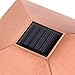 GreenLighting 8 Pack Gala Solar Powered LED Post Cap Light for 4x4 Nominal Wood Posts and 4x4 PVC or Vinyl Posts (Copper)