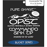 OPST Pure Skagit Commando Micro Tips, 7.5ft, 8lb, Blue, Single Strand, Sink Tip, Fly Fishing Line