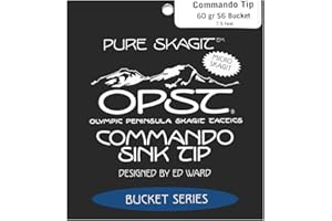 OPST Pure Skagit Commando Micro Tips, 7.5ft, 8lb, Blue, Single Strand, Sink Tip, Fly Fishing Line