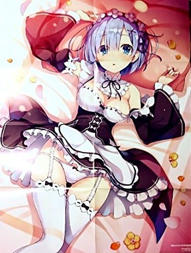 Amazon Re ゼロから始める異世界生活 レムの押し倒されポスター 八つ折 月刊コミックアライブ 16年11月号付録 アニメ コミック グッズ 美少女 アニメ 萌えグッズ 通販