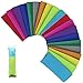 Creatrill 20 Pack Ice Pop Sleeves Popsicle Holders Bags, Neoprene Fabric, 10 Colors