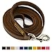 Logical Leather 6 Foot Dog Leash - Best for Training - Best Water Resistant Heavy Full Grain Leather Lead - Brown