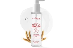 TOTEMICA Makeup Remover Cleansing Oil 150 ml – Rice Bran & Jojoba – Waterproof & Long-Wear Makeup Remover – Vegan Facial Clea