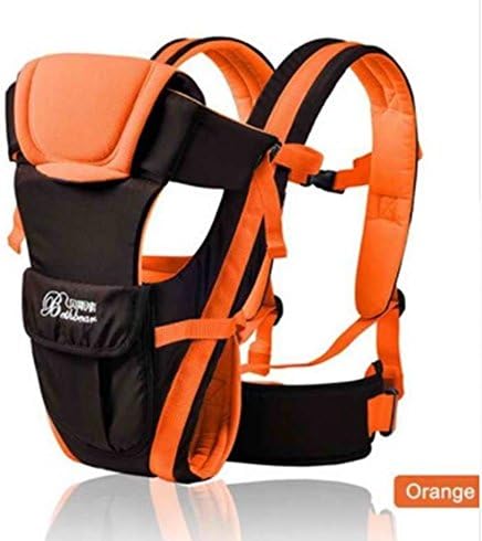 Baby Carrier 0-30 Months Breathable Front Facing 4 in 1 Infant Comfortable Sling Backpack Pouch Wrap Baby (Orange)