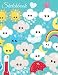 Sketchbook: A Cute Green Weather Kawaii Japanese Cloud Rainbow Theme Large 8.5
