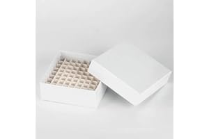 Lichen cottage Cardboard Freezer Box - Water And Ice Resistant Coating - 81 Places(Pack of 12)