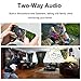 CTVISON Indoor/Outdoor Battery Powered Security Camera,Wireless Rechargeable 6000mAh Home Surveillance WIFI Cam,Support 2-Way Audio,Night Vision w/PIR Motion Sensor & SD Slot, CCTV Video House Monitor