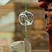 EliteShine Japanese Wind Chimes Handmade Glass Wind Bells Birthday Gift Valentine's Day Gift Home Spa Kitchen Office Decor
