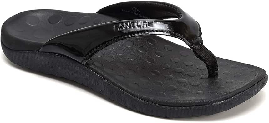 Amazon.com | FANTURE Women Orthotic Arch Support Sandal for Comfortable Walk Thong Style Casual 