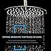 Rain Shower Head - Ultra Thin Design - 8 Inch High Pressure Round Rainfall Showerhead