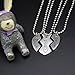 O.RIYA Mother Daughter Necklace Gift Set , Big Sis Lil Sis Mom Jewelry Necklace Stainless Steel (Grey)