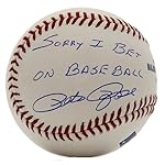 Pete Rose Autographed Rawlings Official MLB Baseball - Sorry I Bet On Baseball Inscription - PSA/DNA Certified Authentic