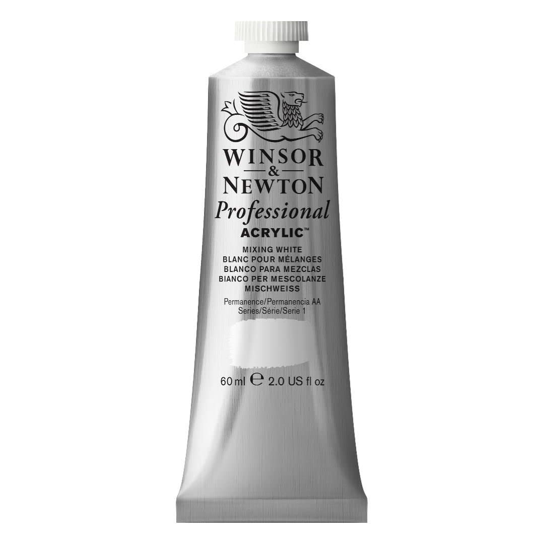 Winsor & Newton 2320415 60 ml Professional Acrylic Colour - Mixing White