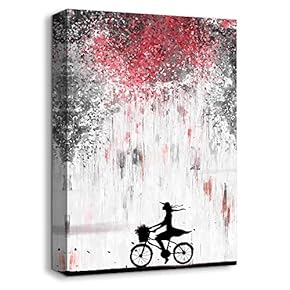 Romantic Rainy Day Home Artwork for Living Room Bedroom