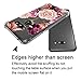 Osophter for LG G8 ThinQ Flower Case,LG G8 ThinQ Case Floral for Girls Women Shock-Absorption Flexible TPU Rubber Soft Silicone for LG G8 ThinQ(Purple Flower)
