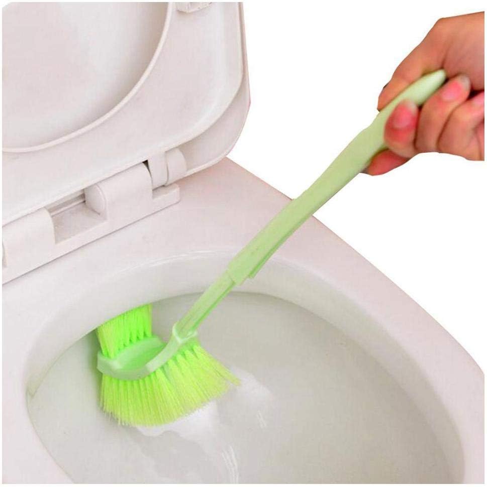 N/A Toilet Brush Holder Plastic Bathroom Toilet Brushes And Holders Set For Bathrooms With Lid