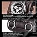 Avaner Mens Retro Steampunk Hip-hop Gothic Brown 74mm Wide Leather Cuff Bracelet Sport Watch Women Big Dial Analog Quartz Wrist Watch