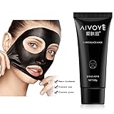 AFY AIVOYE Suction Black Mask Deep Cleansing Face Mask Tearing Resist Oily Skin Strawberry Nose Black Mud Face mask (pack of 2 boxes)