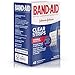 Band-Aid Brand Clear Strips Bandages, Assorted Sizes for discreet First Aid, Assorted Sizes, 45 ct