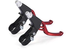 Dioche Bicycle Brake Lever, Brake Clutch Levers, Aluminum Alloy Bicycle Brake Handle Lever Set for Most Bicycle, Road Bike, M