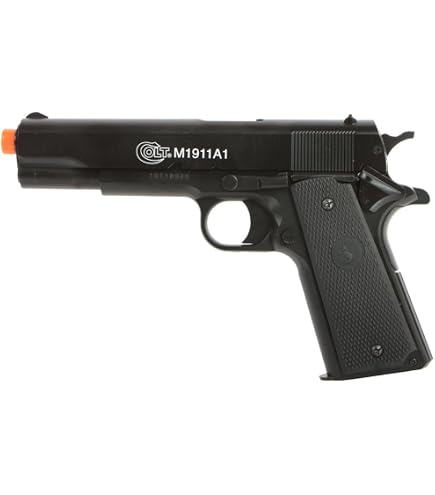 Amazon.com : Soft AIR USA Colt 1911 A1 Spring Airsoft Pistol with
