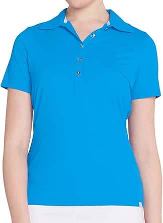 Amazon.com: GG Blue Women's GG Sun Golf Polo Shirt (Vivid Blue) - XL: Clothing