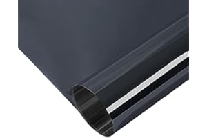 Window Clings for Privacy | Sun Blocking Reflective Window Film See Out Not in - Self Adhesive Mirror Tint Sticker Heat Contr