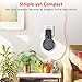 Matone Outlet Wall Mount Holder for Dot 3rd Generation & Mi AI, A Space-Saving Solution for Your Smart Home Speakers, Clever Dot Accessories with Cord Arrangement Hide Messy Wires - Black